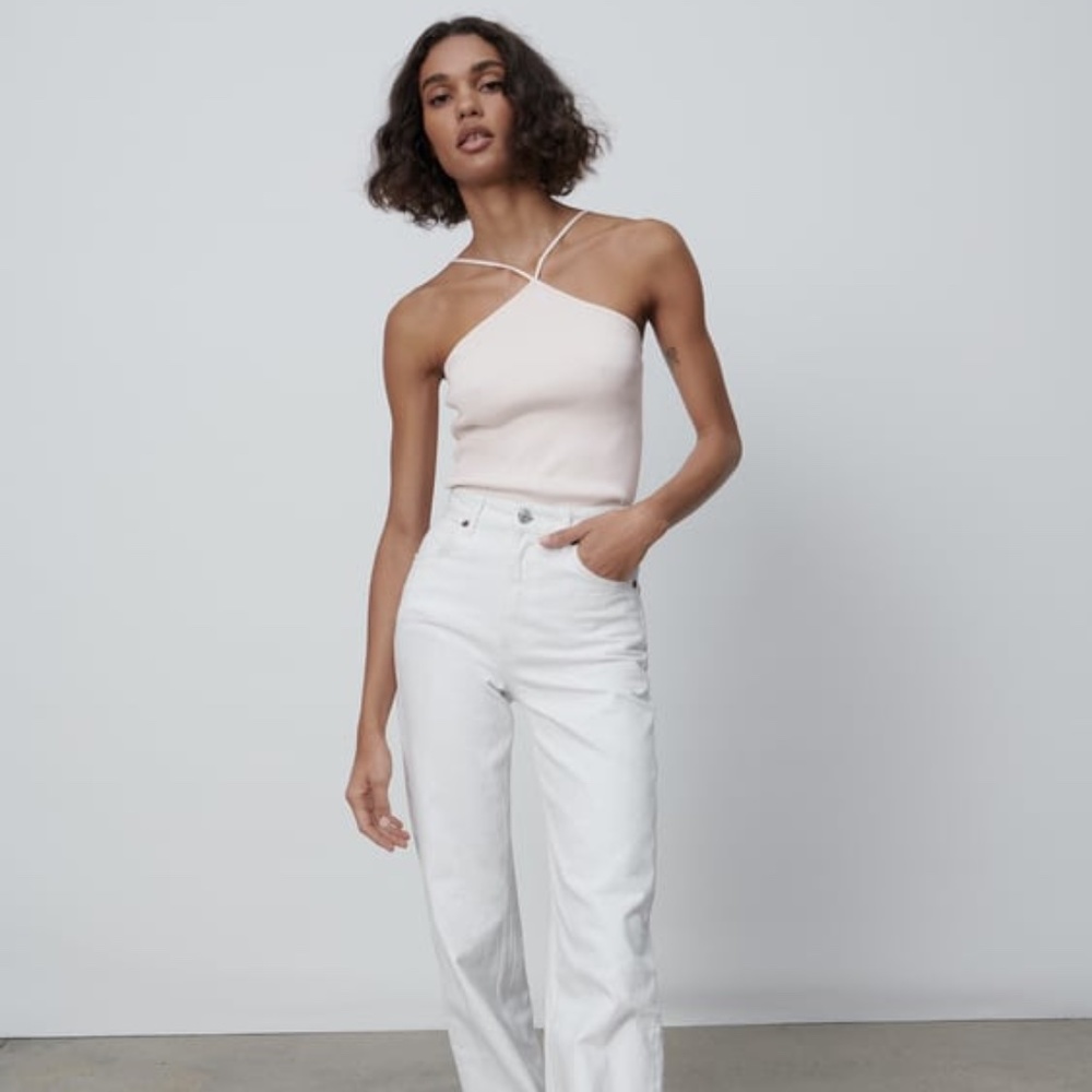White Zara Halter